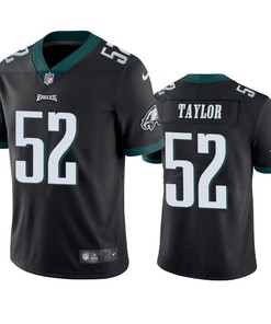 Philadelphia Eagles Davion Taylor Black Vapor Limited Jersey - Robokeg