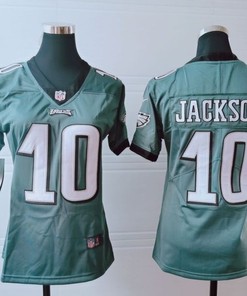 Philadelphia Eagles Desean Jackson #10 Nfl 2020 Dark Green Womens Jersey - Robokeg