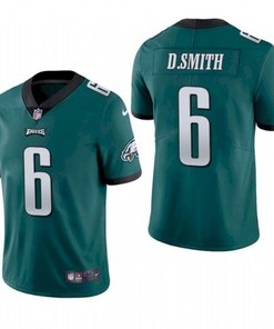 Philadelphia Eagles Devonta Smith #6 2021 Draft Nfl Midnight Green Jersey For Fans - Robokeg