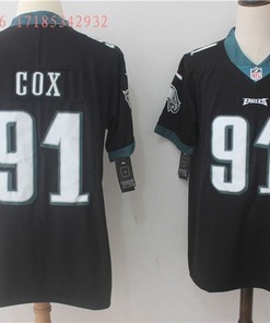 Philadelphia Eagles Fletcher Cox #91 2020 Nfl Black Jersey Jersey - Robokeg