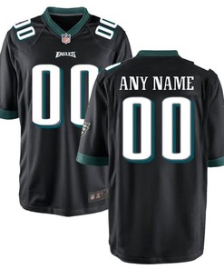 Philadelphia Eagles Game Custom Jersey Black Custom Jerseys Nfl - Robokeg
