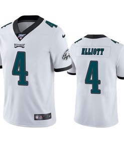 Philadelphia Eagles Jake Elliott White 100th Season Vapor Limited Jersey - Robokeg