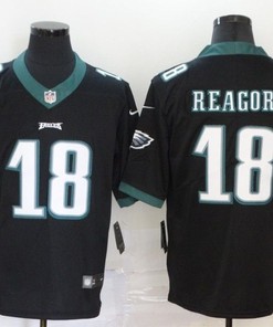 Philadelphia Eagles Jalen Reagor #18 Nfl 2020 Black Jersey - Robokeg