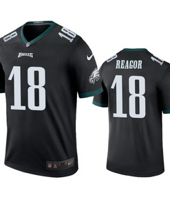 Philadelphia Eagles Jalen Reagor Black Color Rush Legend Jersey - Robokeg