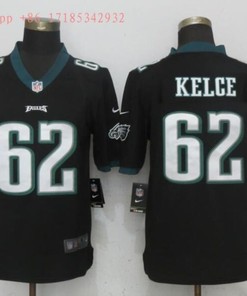 Philadelphia Eagles Jason Kelce #62 2020 Nfl Black Jersey Jersey - Robokeg