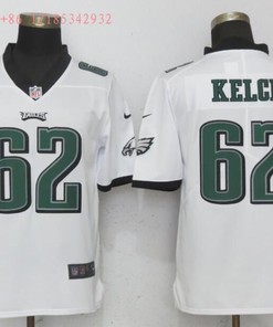 Philadelphia Eagles Jason Kelce #62 2020 Nfl White Jersey Jersey - Robokeg