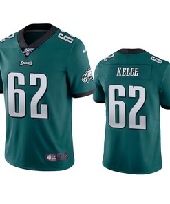 Philadelphia Eagles Jason Kelce Midnight Green 100th Season Vapor Limited Jersey - Robokeg