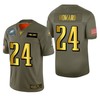 Philadelphia Eagles Jordan Howard 2019 Salute To Service Nfl 100 Mens Jersey Metallic - Robokeg
