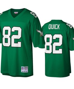 Philadelphia Eagles Mike Quick Kelly Green Legacy Replica Jersey - Robokeg