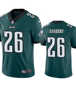 Philadelphia Eagles Miles Sanders 2019 Nfl Draft Green Vapor Limited Jersey - Robokeg