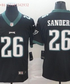 Philadelphia Eagles Miles Sanders #26 2020 Nfl Black Jersey Jersey - Robokeg