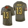 Philadelphia Eagles Nelson Agholor 2019 Salute To Service Nfl 100 Mens Jersey Metallic - Robokeg