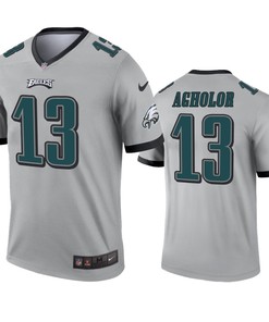 Philadelphia Eagles Nelson Agholor Silver Inverted Legend Jersey - Robokeg