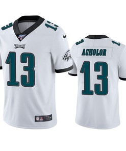 Philadelphia Eagles Nelson Agholor White 100th Season Vapor Limited Jersey - Robokeg
