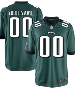 Philadelphia Eagles Nike Custom Game Jersey - Midnight Green - Robokeg