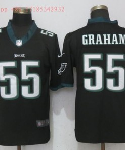 Philadelphia Eagles On Graham #55 2020 Nfl Black Jersey Jersey - Robokeg