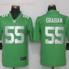 Philadelphia Eagles On Graham #55 2020 Nfl Green Jersey Jersey - Robokeg