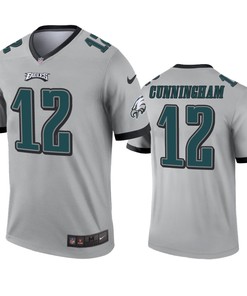 Philadelphia Eagles Randall Cunningham Silver Inverted Legend Jersey - Robokeg