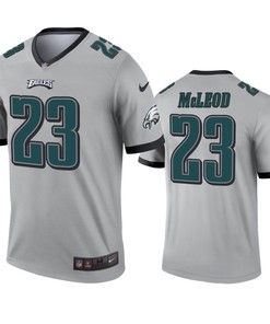 Philadelphia Eagles Rodney Mcleod Silver Inverted Legend Jersey - Robokeg