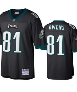 Philadelphia Eagles Terrell Owens Black Legacy Replica Jersey - Robokeg