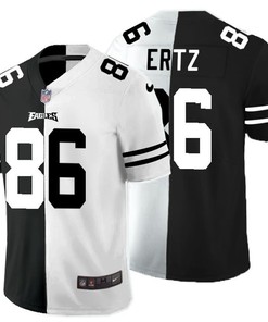 Philadelphia Eagles Zach Ertz #86 Nfl 2020 Black And White Jersey - Robokeg