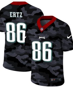 Philadelphia Eagles Zach Ertz #86 Nfl 2020 Camo Black Jersey - Robokeg