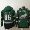 Philadelphia Eagles Zach Ertz #86 Nfl 2020 Green Hoodie Jersey - Robokeg