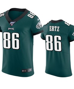 Philadelphia Eagles Zach Ertz Midnight Green 100th Season Vapor Elite Jersey - Robokeg