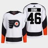 Philadelphia Flyers 2022 Reverse Retro 2.0 Bobby Brink 46 White Primegreen Jersey Men's - Robokeg