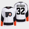Philadelphia Flyers 2022 Reverse Retro 2.0 Felix Sandstrom 32 White Primegreen Jersey Men's - Robokeg