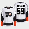 Philadelphia Flyers 2022 Reverse Retro 2.0 Jackson Cates 59 White Primegreen Jersey Men's - Robokeg