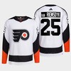Philadelphia Flyers 2022 Reverse Retro 2.0 James Van Riemsdyk 25 White Primegreen Jersey Men's - Robokeg