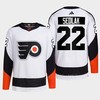 Philadelphia Flyers 2022 Reverse Retro 2.0 Lukas Sedlak 22 White Primegreen Jersey Men's - Robokeg
