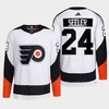 Philadelphia Flyers 2022 Reverse Retro 2.0 Nick Seeler 24 White Primegreen Jersey Men's - Robokeg
