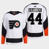 Philadelphia Flyers 2022 Reverse Retro 2.0 Nicolas Deslauriers 44 White Primegreen Jersey Men's - Robokeg