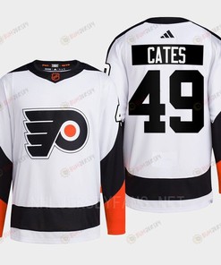 Philadelphia Flyers 2022 Reverse Retro 2.0 Noah Cates 49 White Primegreen Jersey Men's - Robokeg