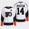 Philadelphia Flyers 2022 Reverse Retro 2.0 Sean Couturier 14 White Primegreen Jersey Men's - Robokeg