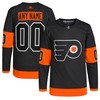 Philadelphia Flyers Adidas Alternate Primegreen Authentic Pro Custom Jersey Black Custom Jerseys Nhl - Robokeg