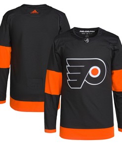 Philadelphia Flyers Adidas Alternate Primegreen Authentic Pro Jersey Black Nhl - Robokeg
