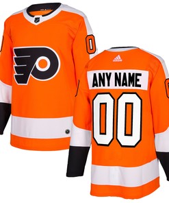 Philadelphia Flyers Adidas Authentic Custom Jersey - Orange Custom Jerseys Nhl - Robokeg
