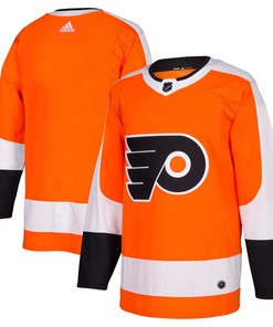 Philadelphia Flyers Adidas Home Authentic Blank Jersey - Orange Nhl - Robokeg
