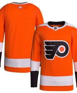 Philadelphia Flyers Adidas Home Primegreen Authentic Pro Blank Jersey - Orange Nhl - Robokeg