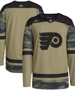 Philadelphia Flyers Adidas Military Appreciation Team Authentic Practice Jersey - Camo Nhl - Robokeg