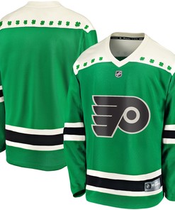 Philadelphia Flyers Fanatics Branded 2021 St. Patricks Day Breakaway Jersey - Green Nhl - Robokeg