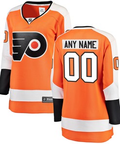Philadelphia Flyers Fanatics Branded Womens Home Breakaway Custom Jersey Orange Custom Jerseys Nhl - Robokeg