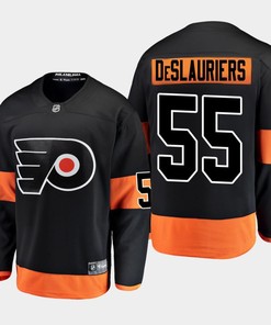 Philadelphia Flyers Nicolas Deslauriers 55 Alternate Black Jersey Breakaway Player - Robokeg