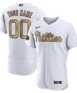 Philadelphia Phillies 2022 Mlb All-star Game Authentic Custom Jersey - White Custom Jerseys Mlb - Robokeg