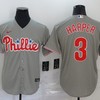 Philadelphia Phillies Bryce Harper #3 2020 Mlb Grey Jersey - Robokeg