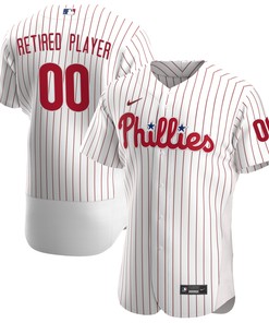 Philadelphia Phillies Home Pick-a-player Retired Roster Authentic Jersey - White Custom Jerseys Mlb - Robokeg