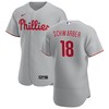 Philadelphia Phillies Kyle Schwarber 18 Road Player Name Jersey - Gray Jersey - Robokeg